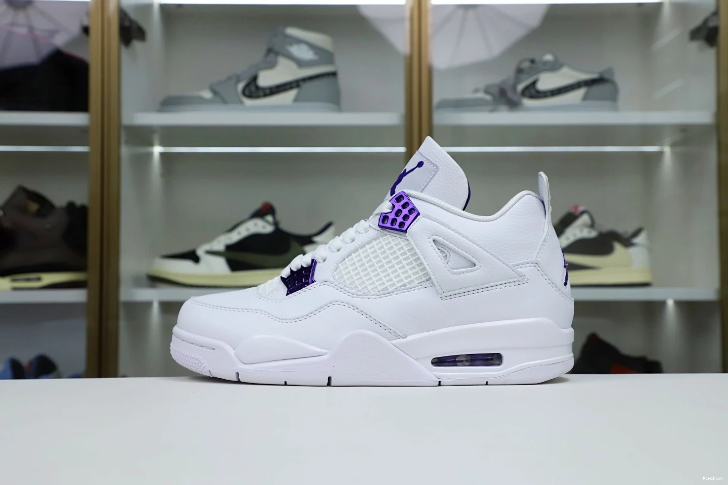 METALLIC JORDAN 4 Kimikick AIR Affordable PURPLE 1977 0608